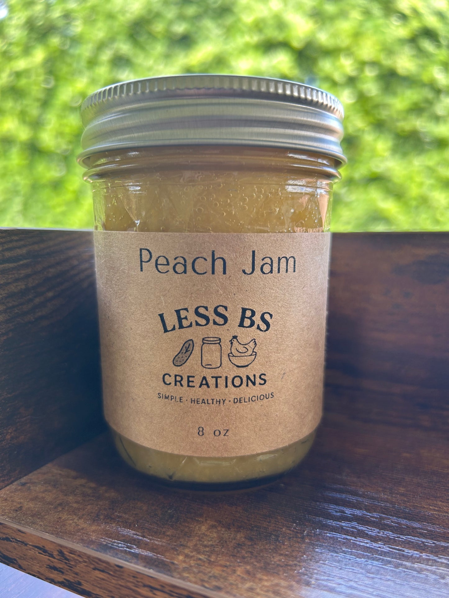Peach jam low sugar