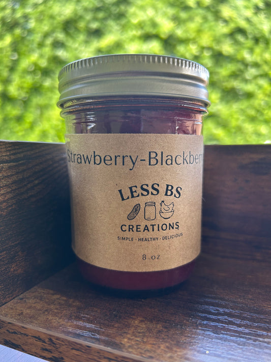 Strawberry-Blackberry jam low sugar